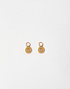 Evil Eye Hoop Charms