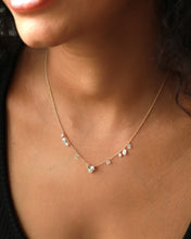 Load image into Gallery viewer, Heart Dangling Lab-Grown Diamond Necklace
