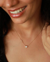 Load image into Gallery viewer, Infinity Heart Lab-Grown Diamond Necklace