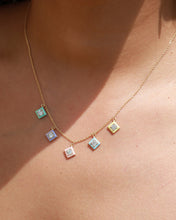 Load image into Gallery viewer, Enamel Lab-Grown Diamond Necklace