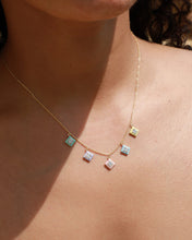 Load image into Gallery viewer, Enamel Lab-Grown Diamond Necklace