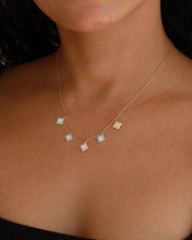 Load image into Gallery viewer, Enamel Lab-Grown Diamond Necklace