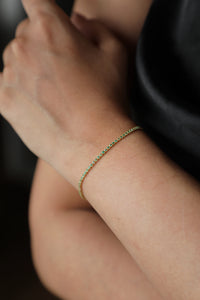 Emerald Tennis Bracelet