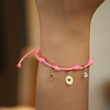 Load image into Gallery viewer, Cord Charm Bracelet