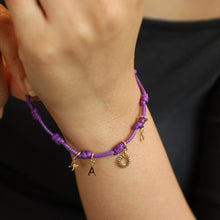 Load image into Gallery viewer, Cord Charm Bracelet