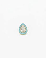 Load image into Gallery viewer, Curvy Enamel Pear Lab-Grown Diamond Pendant