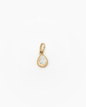 Load image into Gallery viewer, Matte  Pear Lab-Grown Diamond Pendant