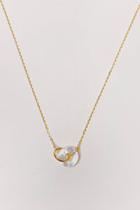 Mother Of Pearl Interlinked Necklace