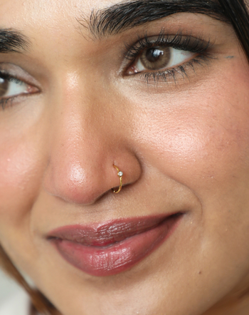 Essential Nose Ring | 18kt Solid Gold – Shop Lune Global Private Limited