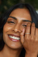 Load image into Gallery viewer, Princess Diamond Stacker Ring