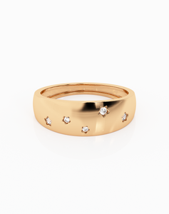 Dome Diamond Ring