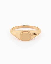 Load image into Gallery viewer, Octagon Signet Ring