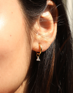 Trinity Diamond Hoop Charms