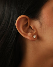 Load image into Gallery viewer, Trillion Stud Lab-Grown Diamond Earrings