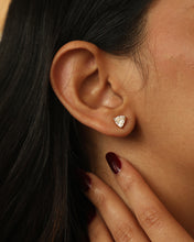 Load image into Gallery viewer, Trillion Stud Lab-Grown Diamond Earrings