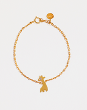 Load image into Gallery viewer, Kids Golden Giraffe Bracelet