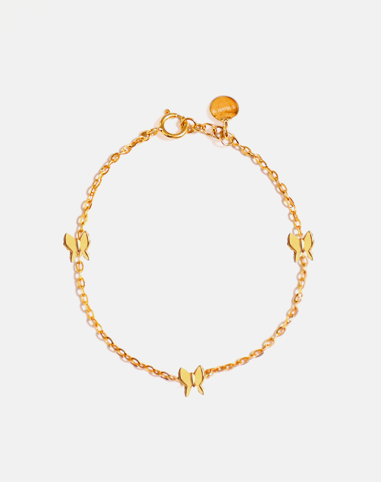 Hallie Diamond Butterfly Bracelet 14K Gold | LeMel – LeMel