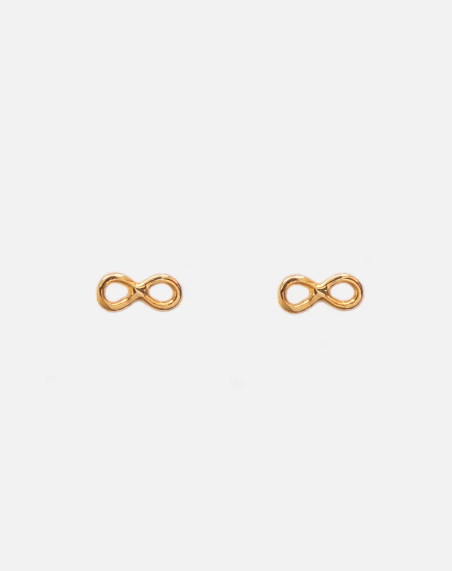 Infinity Earrings Sterling Golden Stud Earrings Figure 8 Twisted Earrings  Perfect For Women & Girl