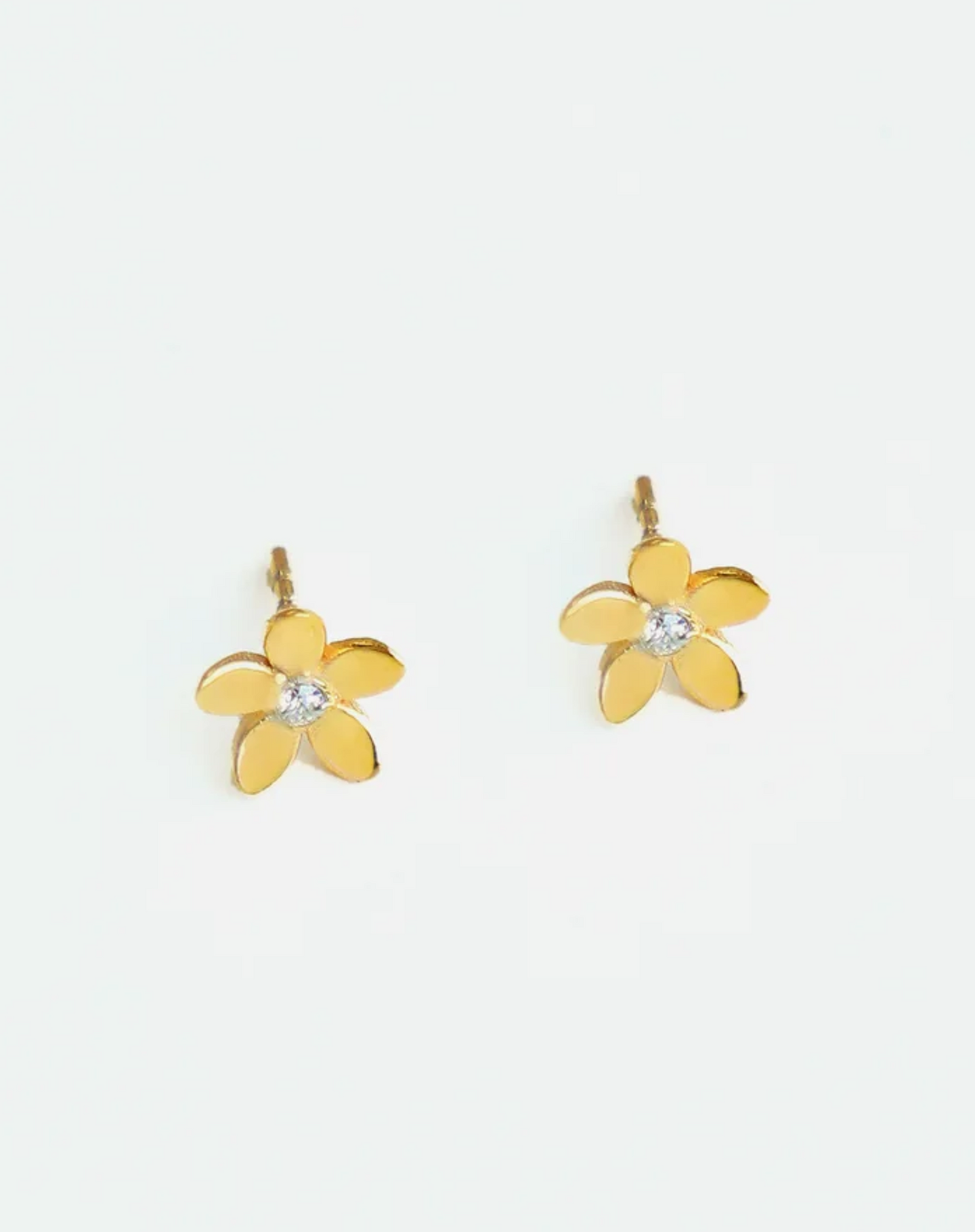 Flowers With Diamond Studs