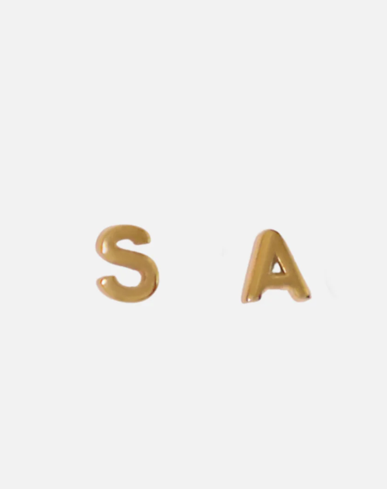 Letter earrings canada on sale