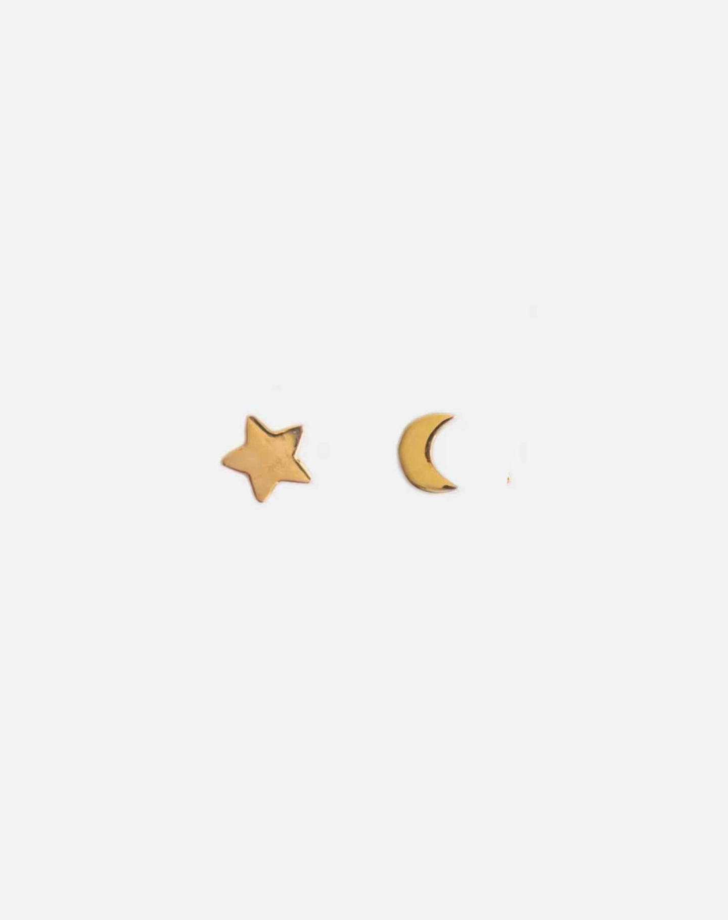 Simple Moon Star Stud Earrings for Women Birthday Gift Jewelry(Rose Gold) |  ZA | PMC Jewellery