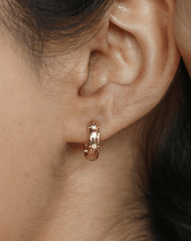 Load image into Gallery viewer, Classic Star Diamond Hoops