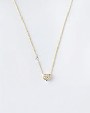 Load image into Gallery viewer, Heart Duo Lab-Grown Diamond Necklace