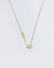 Load image into Gallery viewer, Infinity Heart Lab-Grown Diamond Necklace