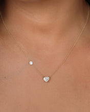 Load image into Gallery viewer, Heart Duo Lab-Grown Diamond Necklace
