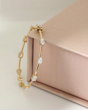 Load image into Gallery viewer, Oval Lab-Grown Diamond Bangle
