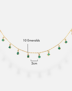 Emerald Shape Necklace