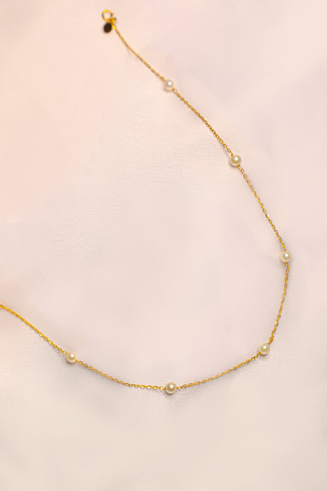 Celeste 22k Gold Shell Pearl Chain - R Narayan Jewellers | R Narayan  Jewellers