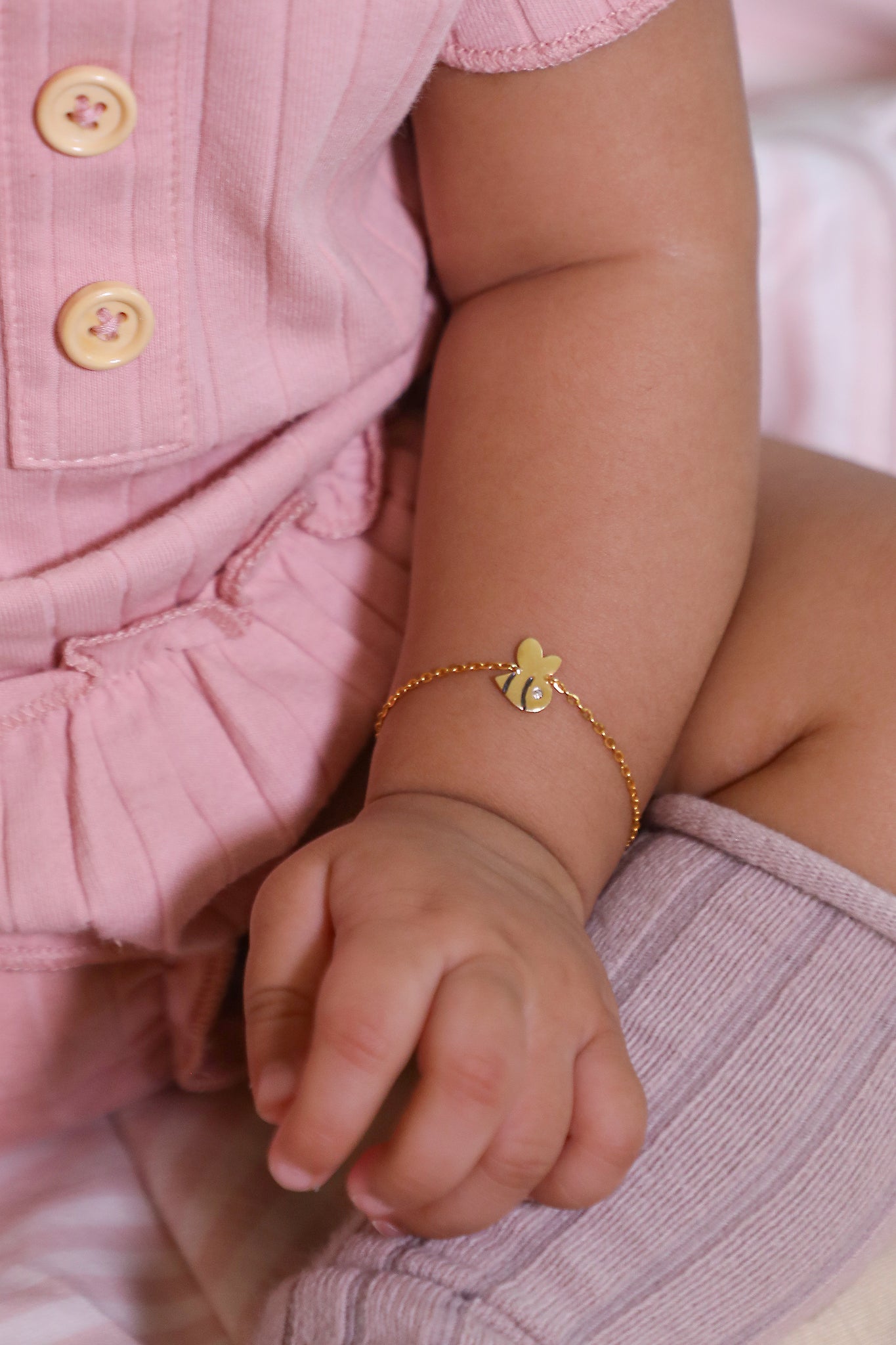 Elhanati | Kids Mezuzah Gold Bracelet | Men | Gold | MILANSTYLE.COM