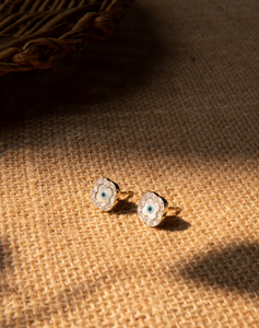 Mini Clover Diamond Stud Earrings - STAC Fine Jewellery