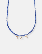 Load image into Gallery viewer, Beaded Blue Sapphire Necklace, Virgo - STAC Fine Jewellery