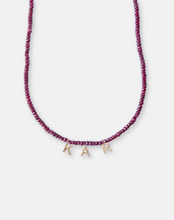 Load image into Gallery viewer, Beaded Ruby Necklace, Cancer - STAC Fine Jewellery