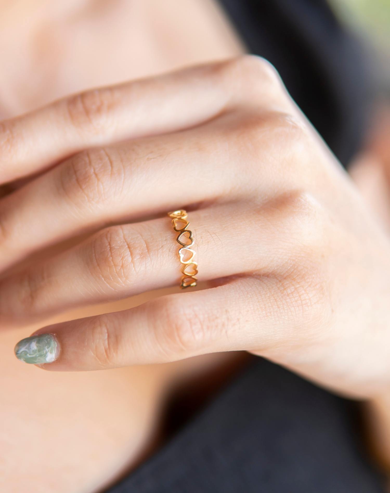 Heart Of Gold Ring Mini