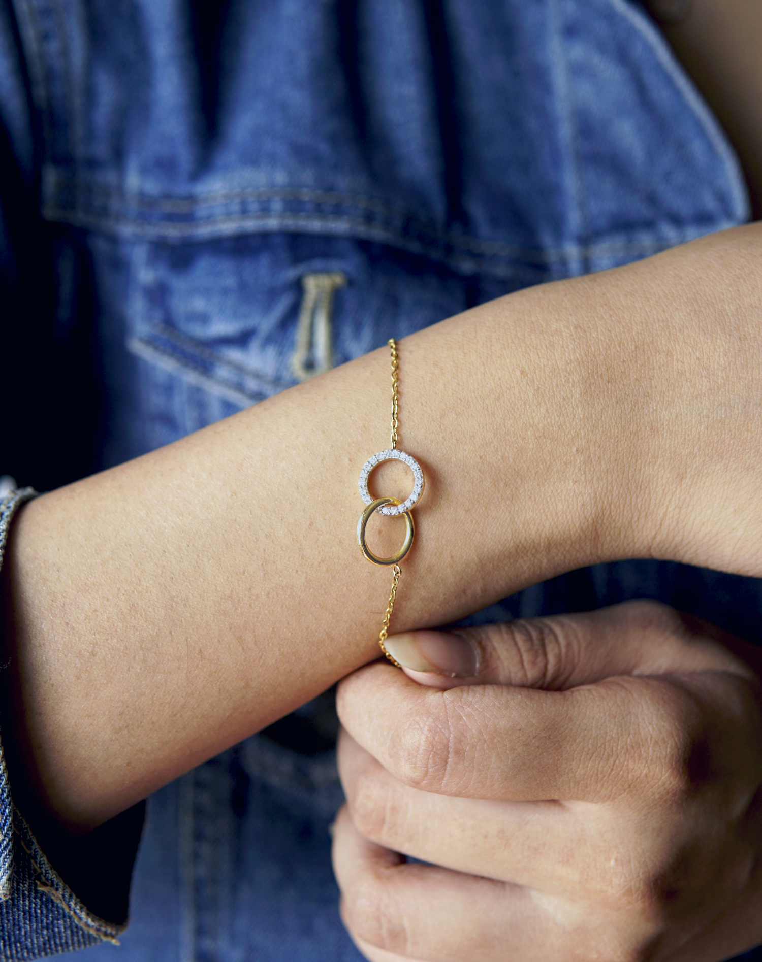 Boho Cobweb Finger Ring Chain Bracelet – ArtGalleryZen