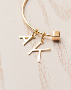 Bold Letter Charm Pendant - STAC Fine Jewellery