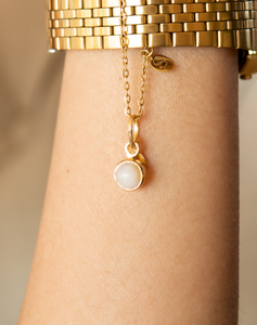 Opal Birthstone Pendant Charm, Libra - STAC Fine Jewellery