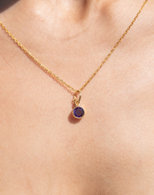Load image into Gallery viewer, Amethyst Birthstone Pendant Charm, Aquarius - STAC Fine Jewellery