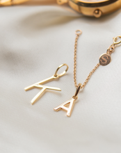 Load image into Gallery viewer, Bold Letter Charm Pendant - STAC Fine Jewellery
