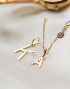 Bold Letter Charm Pendant - STAC Fine Jewellery