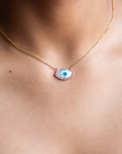 Load image into Gallery viewer, Marquise Evil Eye Diamond Necklace - STAC Fine Jewellery