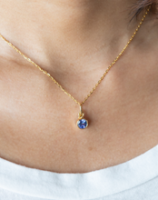 Load image into Gallery viewer, Tanzanite Birthstone Pendant Charm, Sagittarius - STAC Fine Jewellery