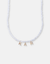 Load image into Gallery viewer, Beaded White Topaz Necklace, Aries - STAC Fine Jewellery