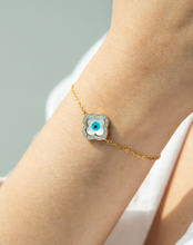 Load image into Gallery viewer, Clover Evil Eye Diamond Bracelet - STAC Fine Jewellery