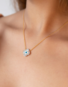 Clover Evil Eye Diamond Necklace - STAC Fine Jewellery