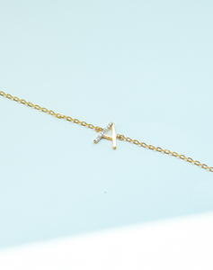Diamond Letter Bracelet - STAC Fine Jewellery