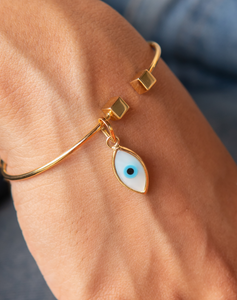 Evil Eye Charm Pendant – Marquise - STAC Fine Jewellery